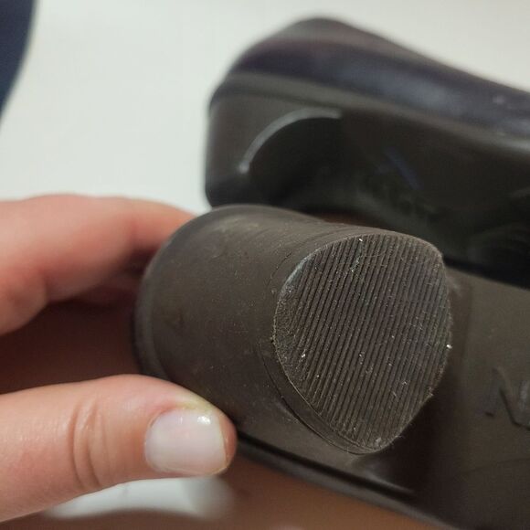 NAOT Burgundy Leather Heeled Loafers - Picture 11 of 14